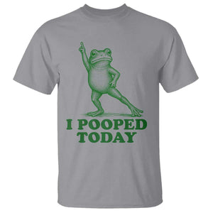 Funny I Pooped Today Frog Meme T Shirt Humor Bathroom Gag Gift