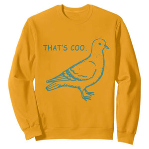 Pigeon Meme Sweatshirt Thats Coo Funny Pigeon Pun Vintage Bird 90s Graphic