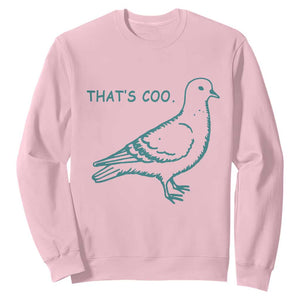 Pigeon Meme Sweatshirt Thats Coo Funny Pigeon Pun Vintage Bird 90s Graphic
