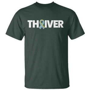 Metastatic Breast Cancer Thriver T Shirt Minimalist Ribbon Graphic