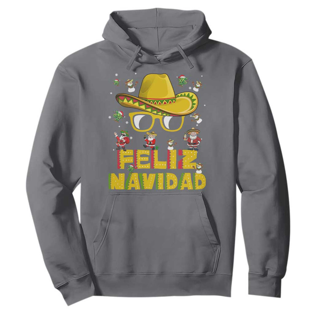 Mexico Christmas Hoodie Feliz Navidad Sombrero TS10 Charcoal Print Your Wear