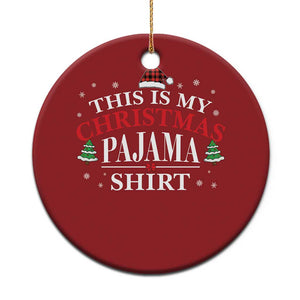 Funny Xmas Pajama Christmas Ornament PJ PJS for Family TS10 Print Your Wear