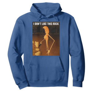Marcus The Worm Christmas Hoodie I Don't Like This Rock Funny Meme TS10 Royal Blue Print Your Wear