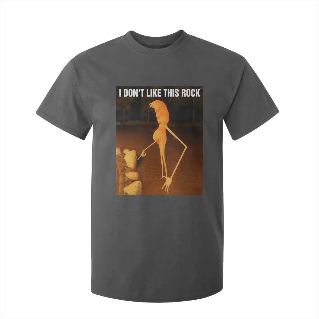 Marcus The Worm Christmas T Shirt For Kid I Don't Like This Rock Funny Meme TS10 Dark Heather Print Your Wear
