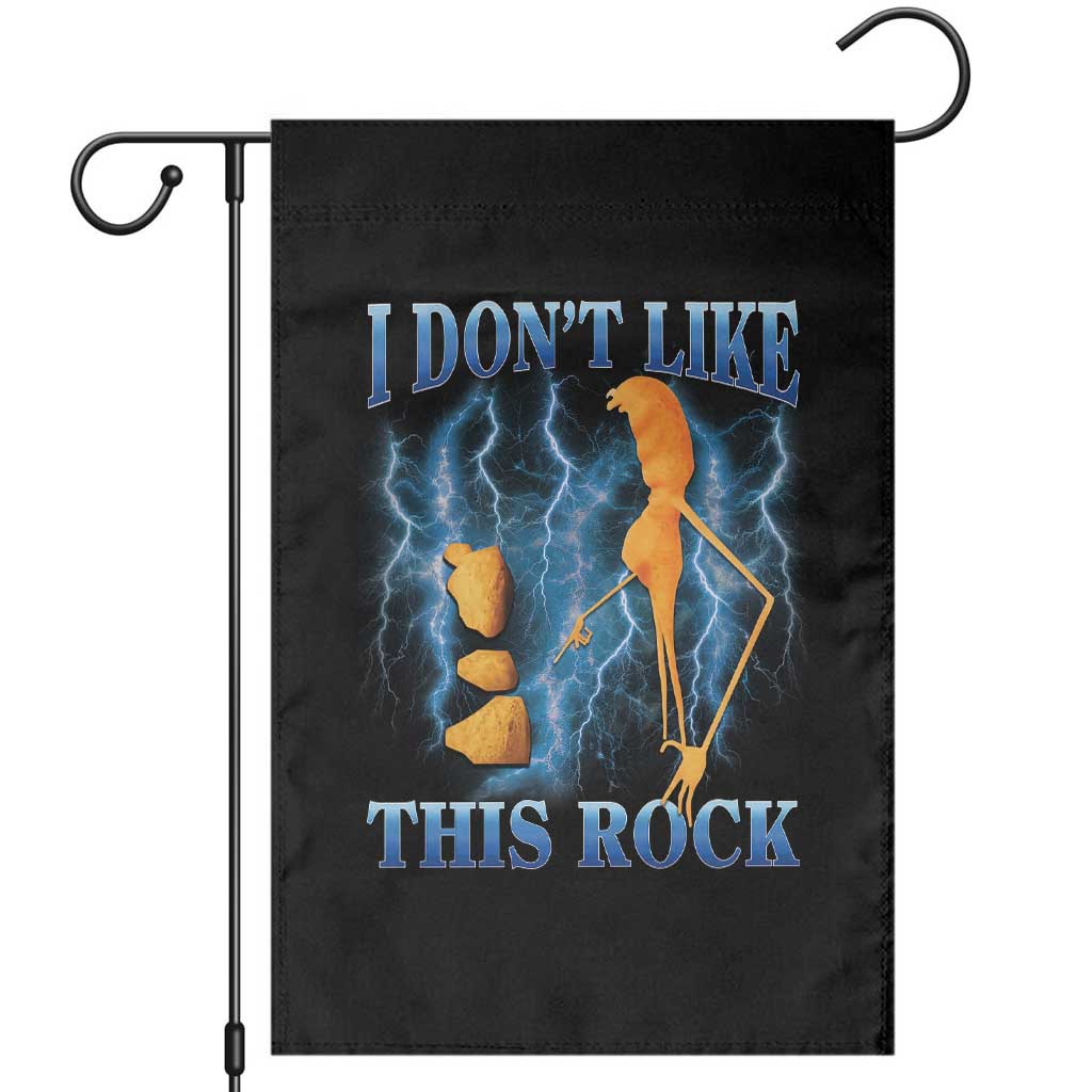 Funny Christmas Marcus The Worm Garden Flag I Don't Like This Rock Brain Rot TS10 Black Print Your Wear