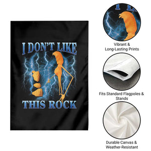 Funny Christmas Marcus The Worm Garden Flag I Don't Like This Rock Brain Rot TS10 Print Your Wear
