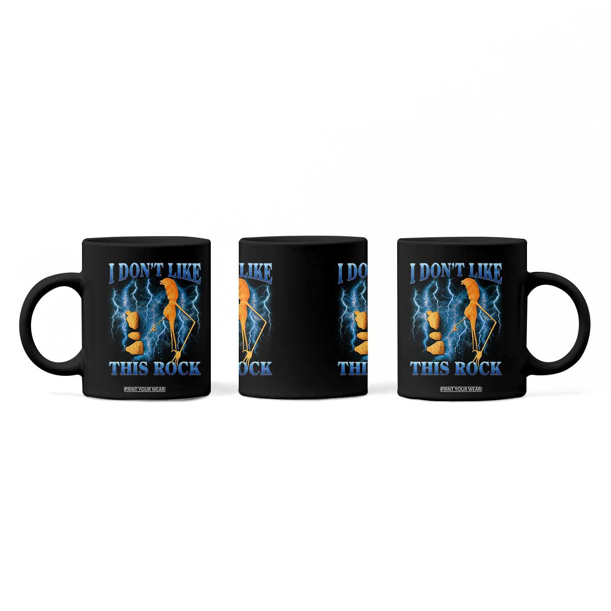 Funny Christmas Marcus The Worm Coffee Mug I Don't Like This Rock Brain Rot TS10 Print Your Wear