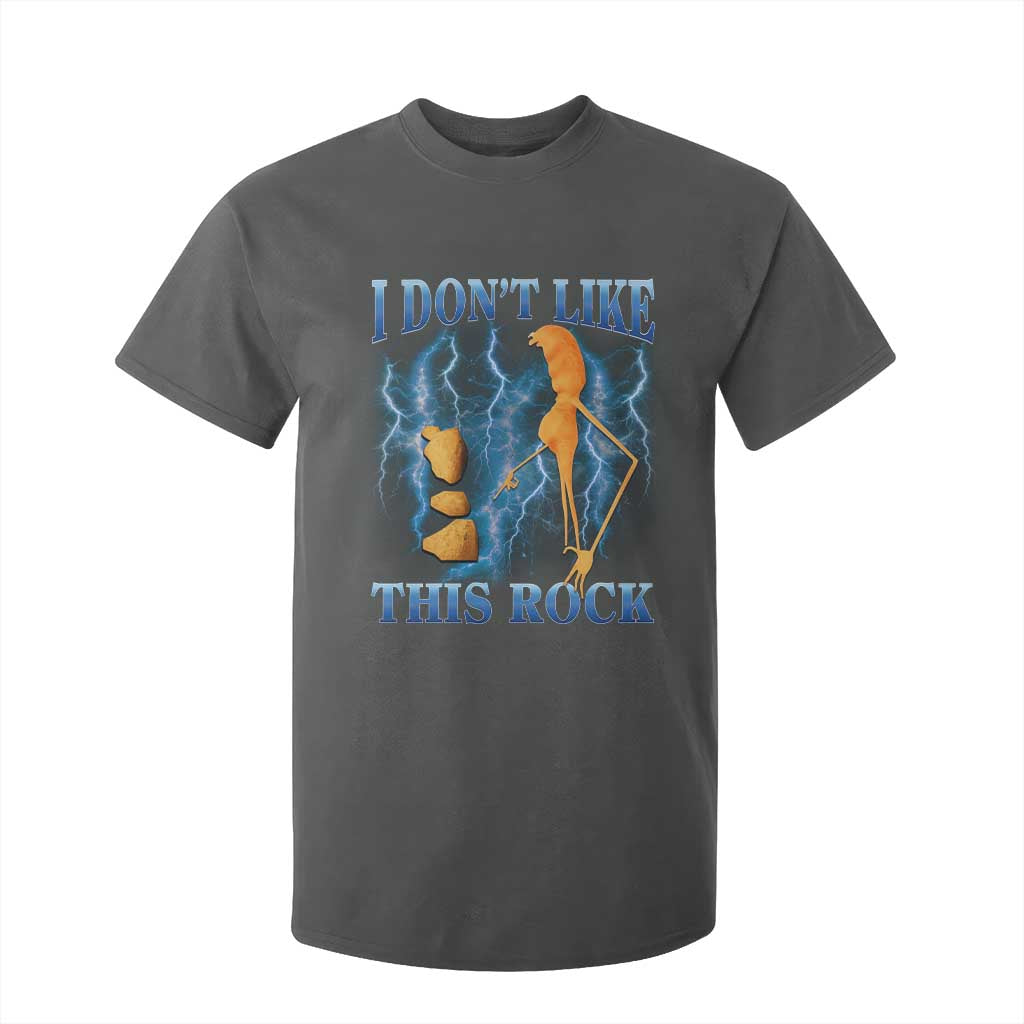 Funny Christmas Marcus The Worm T Shirt For Kid I Don't Like This Rock Brain Rot TS10 Dark Heather Print Your Wear