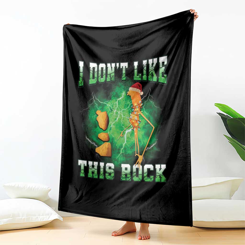 Funny Marcus The Worm Throw Blanket I Don't Like This Rock Brain Rot TS10 Print Your Wear