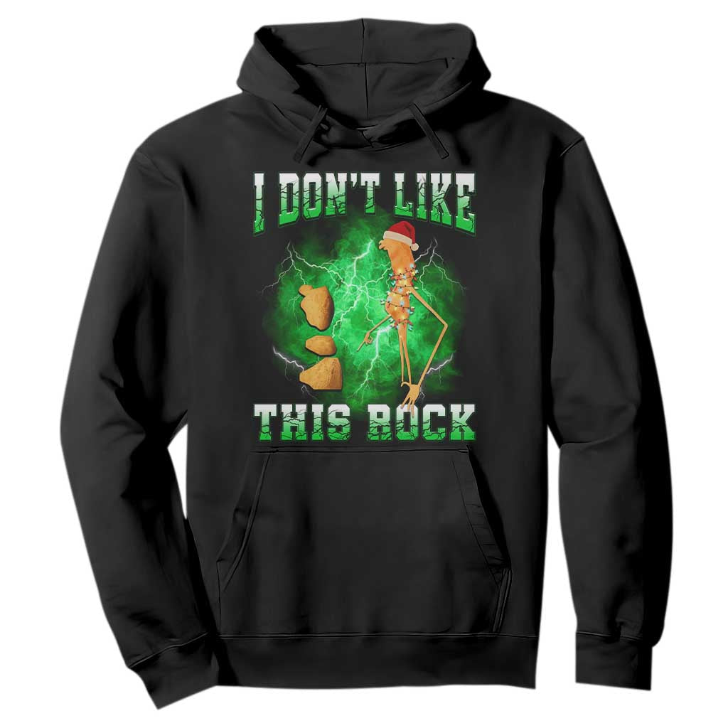 Funny Marcus The Worm Hoodie I Don't Like This Rock Brain Rot TS10 Black Print Your Wear