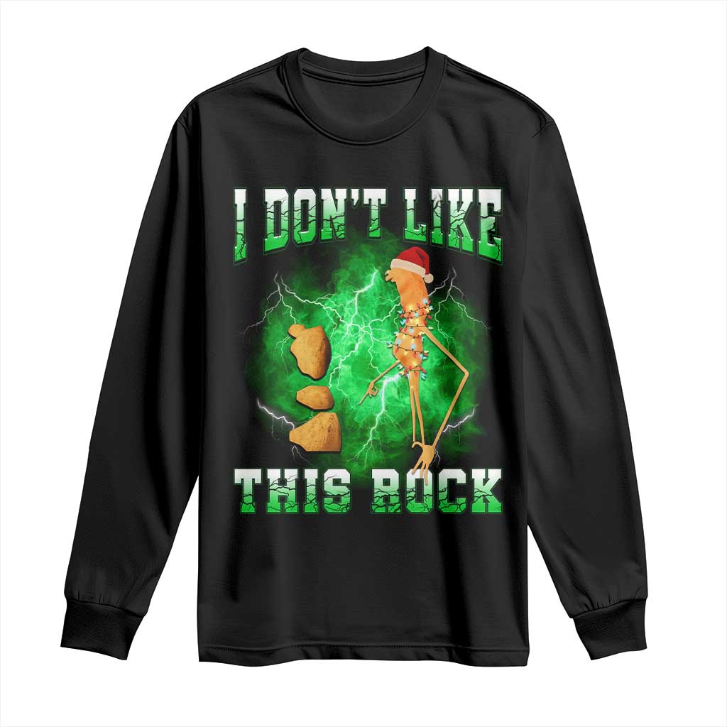 Funny Marcus The Worm Long Sleeve Shirt I Don't Like This Rock Brain Rot TS10 Black Print Your Wear
