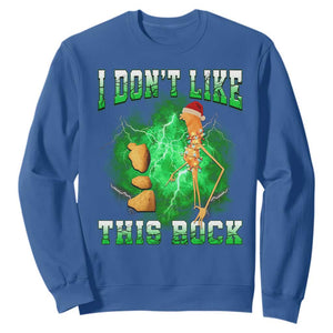 Funny Marcus The Worm Sweatshirt I Don't Like This Rock Brain Rot TS10 Royal Blue Print Your Wear