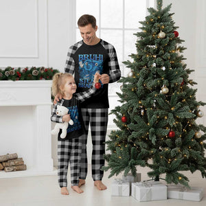 Bruh 6 7 Steal a Brainrot Plaid Pajama Set 6-7 Funny Brainrot Meme Six Seven Bootleg TS10 White Plaid Print Your Wear