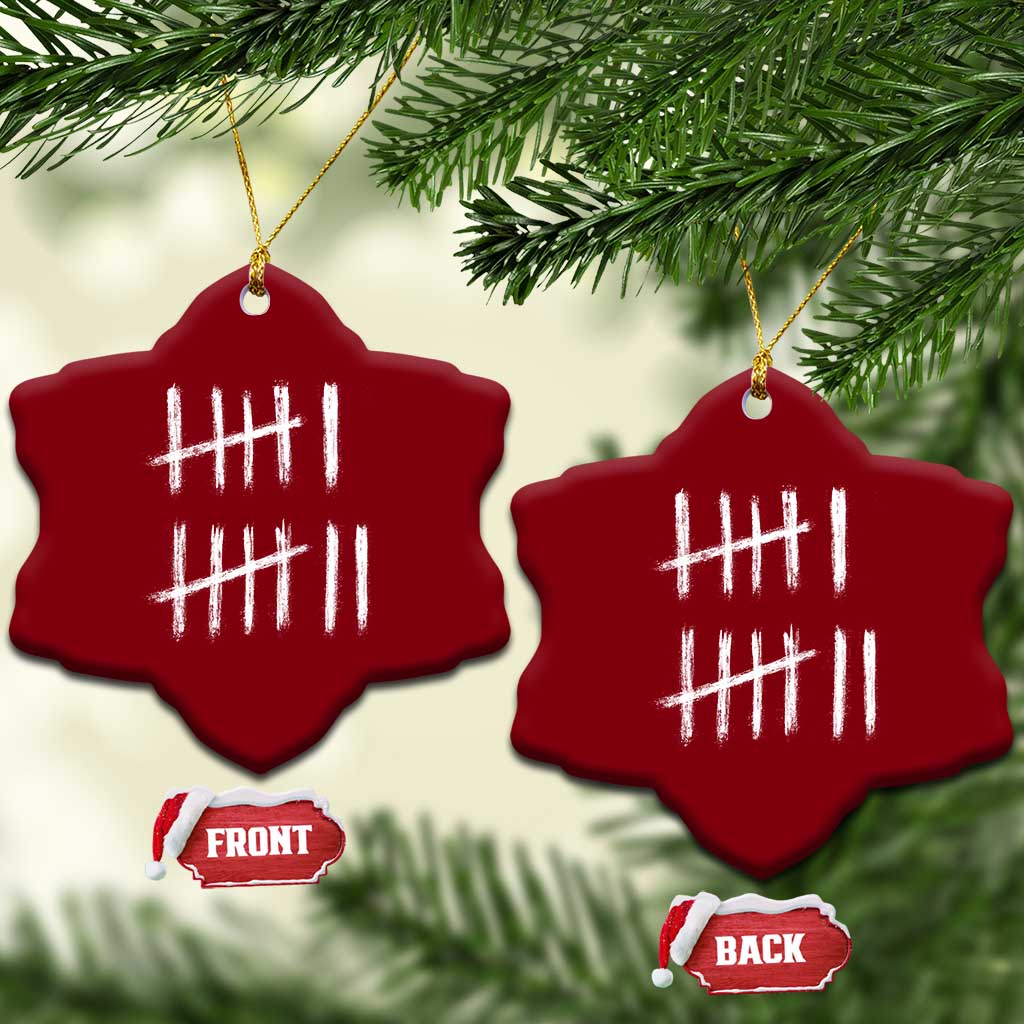Funny Six Seven 67 Meme Ceramic Ornament Tally Marks 6 7 Numbers Gen Alpha Slang TS10 Print Your Wear