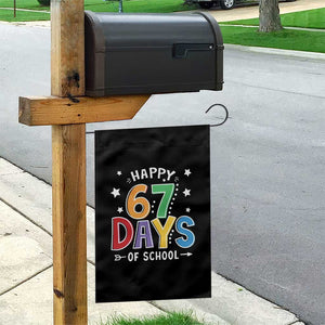 67 Days of School Garden Flag Funny Meme Teacher Student 67th Day TS10 Print Your Wear