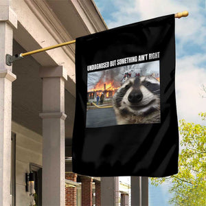 Raccoon Meme Garden Flag Undiagnosed But Something Aint Right TS10 Print Your Wear