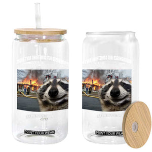Raccoon Meme Glass Can Undiagnosed But Something Aint Right TS10 Print Your Wear