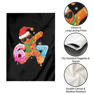 Funny 67 Meme Gingerbread Christmas Garden Flag Six Seven Ice Cream Drip Boys TS10 Print Your Wear