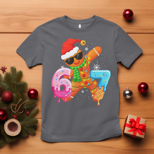 Funny 67 Meme Gingerbread Christmas T Shirt Six Seven Ice Cream Drip Boys TS10 Charcoal Print Your Wear