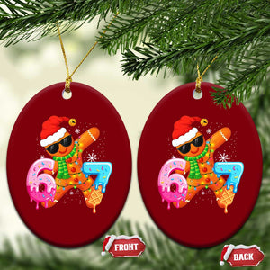 Funny 67 Meme Gingerbread Christmas Ceramic Ornament Six Seven Ice Cream Drip Boys TS10 Print Your Wear