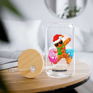 Funny 67 Meme Gingerbread Christmas Glass Can Six Seven Ice Cream Drip Boys TS10 Print Your Wear