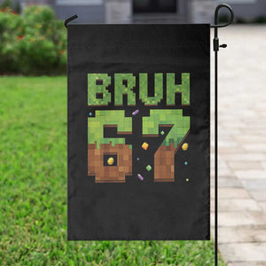 Funny Six Seven Garden Flag 67 Meme 6 7 Boy Game Pixel Number TS10 Print Your Wear