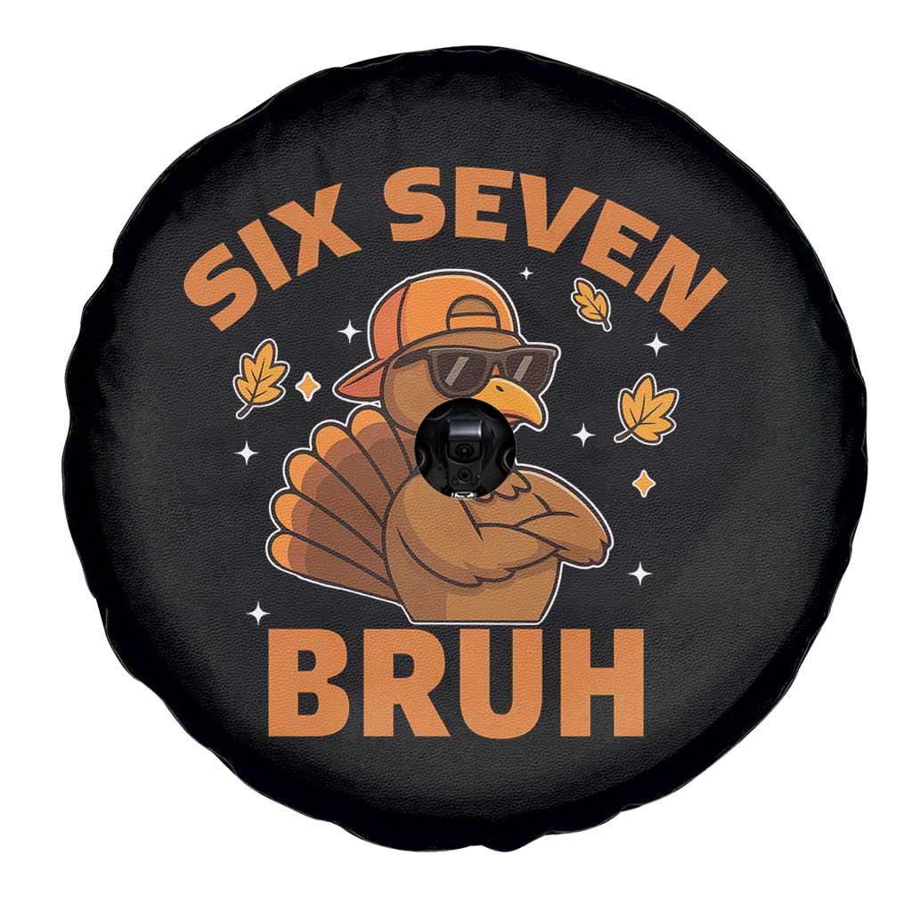 67 Funny Thanksgiving Spare Tire Cover Six Seven Bruh 6 7 Turkey Meme TS10 Print Your Wear