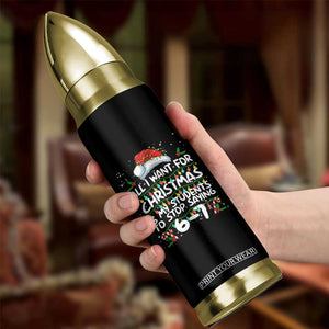 Funny Teacher Christmas 67 Bullet Tumbler Students Stop Saying 6-7 Six Seven TS10 Print Your Wear