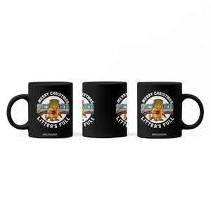 Merry Christmas Litters Full Coffee Mug Funny Christmas Vacation Cat TS10 Print Your Wear