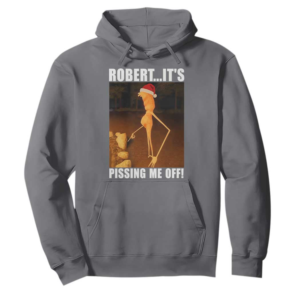 Marcus The Worm Christmas Hoodie Robert Its Pissing Me Off Xmas Meme TS10 Charcoal Print Your Wear