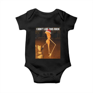 Marcus The Worm I Don't Like This Rock Baby Onesie TS10 Black Print Your Wear
