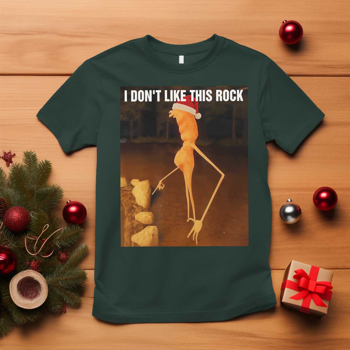 Marcus The Worm I Don't Like This Rock T Shirt TS10 Dark Forest Green Print Your Wear
