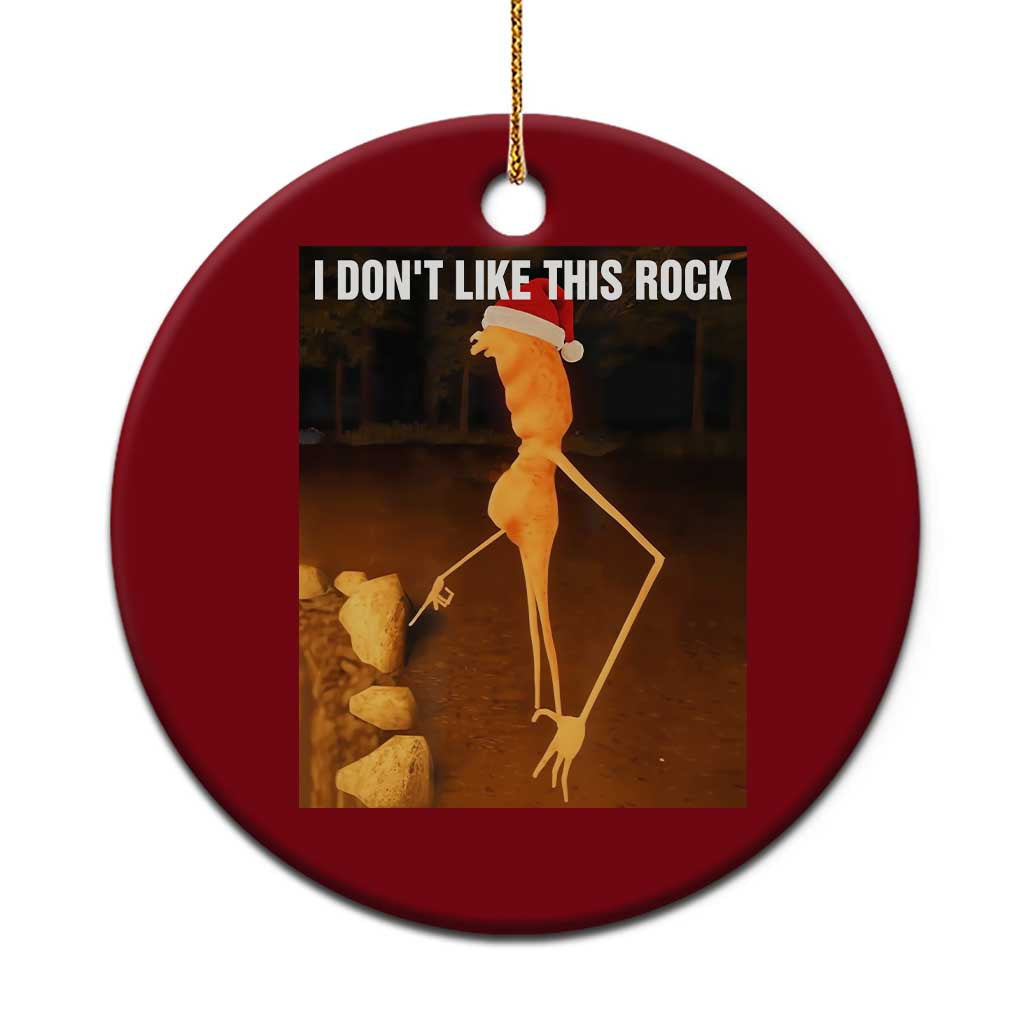 Marcus The Worm I Don't Like This Rock Ceramic Ornament TS10 1pc Red Print Your Wear