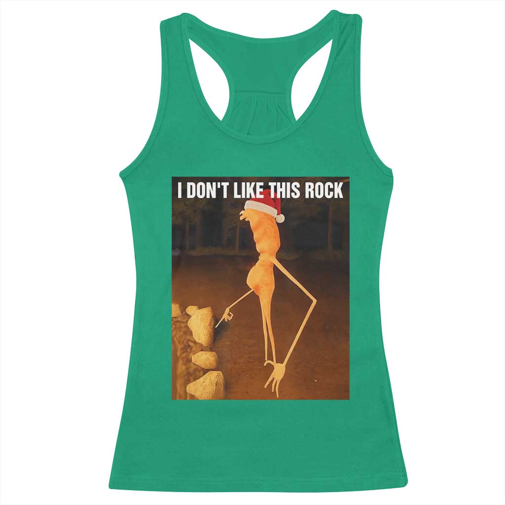 Marcus The Worm I Don't Like This Rock Racerback Tank Top TS10 Irish Green Print Your Wear