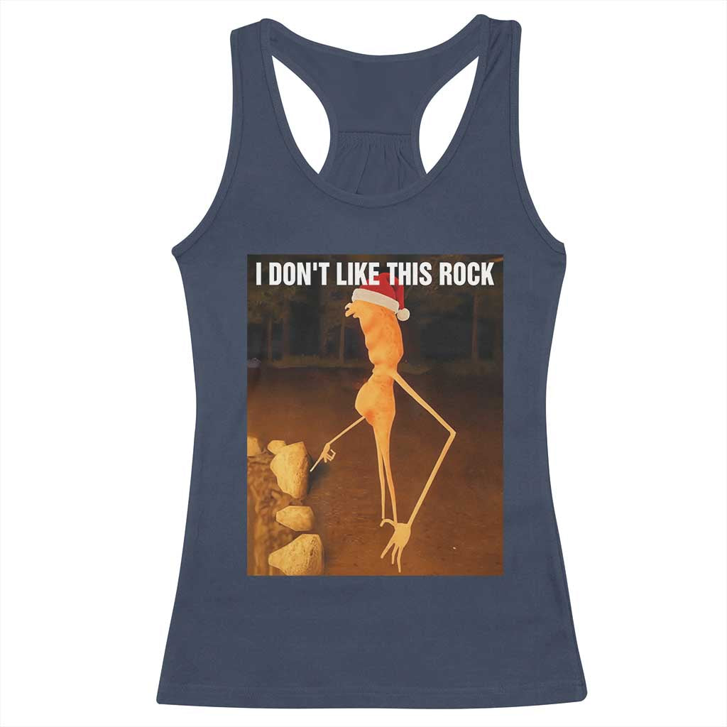 Marcus The Worm I Don't Like This Rock Racerback Tank Top TS10 Navy Print Your Wear