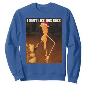 Marcus The Worm I Don't Like This Rock Sweatshirt TS10 Royal Blue Print Your Wear