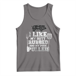 Funny BBQ Tank Top Hilarious Grill Chef Grilling Gift Pork Rub Smoking Meat Smoker TS10 Deep Heather Print Your Wear