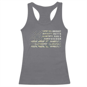 BBQ Racerback Tank Top Grilling Gifts For Grill Dad Meat Smoker Grill Camo Flag TS10 Charcoal Print Your Wear