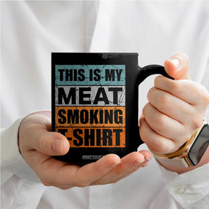 Retro BBQ Smoker This is My Meat Smoking Coffee Mug TS10 Print Your Wear
