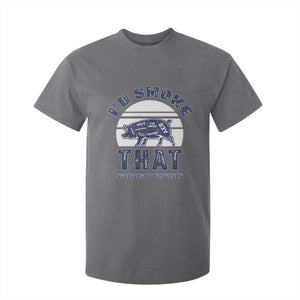 BBQ T Shirt For Kid I'd Smoke That Straight Up Southern Pork Cuts Grilling TS10 Charcoal Print Your Wear