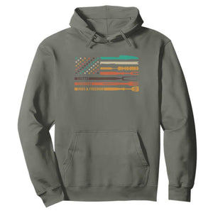 BBQ Hoodie With American Flag Brisket Butts Ribs and Freedom Grilling Gifts TS10 Military Green Print Your Wear