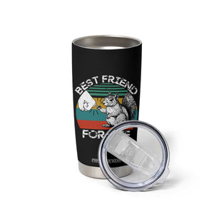 Squirrel Lover Tumbler Cup Funny Vintage Squirrel Gift Best Friend For Life TS10 Print Your Wear