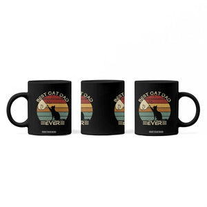 Best Cat Dad Ever Coffee Mug Funny Cat Lover Gift Fathers Day TS10 Print Your Wear