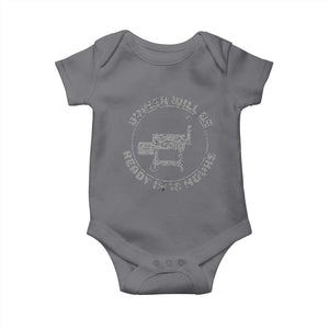 BBQ Baby Onesie Dinner Will Be Ready in 18 Hours Meat Smoker TS10 Charcoal Print Your Wear