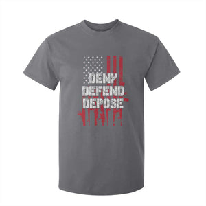 Deny Defend Depose T Shirt For Kid Guns American Flag TS10 Charcoal Print Your Wear