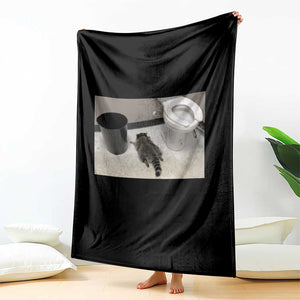 Funny Drunk Raccoon Throw Blanket Vintage Liquor Store Trash Panda Memes TS10 Print Your Wear