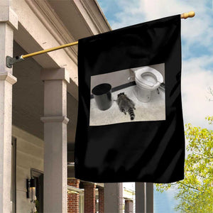 Funny Drunk Raccoon Garden Flag Vintage Liquor Store Trash Panda Memes TS10 Print Your Wear
