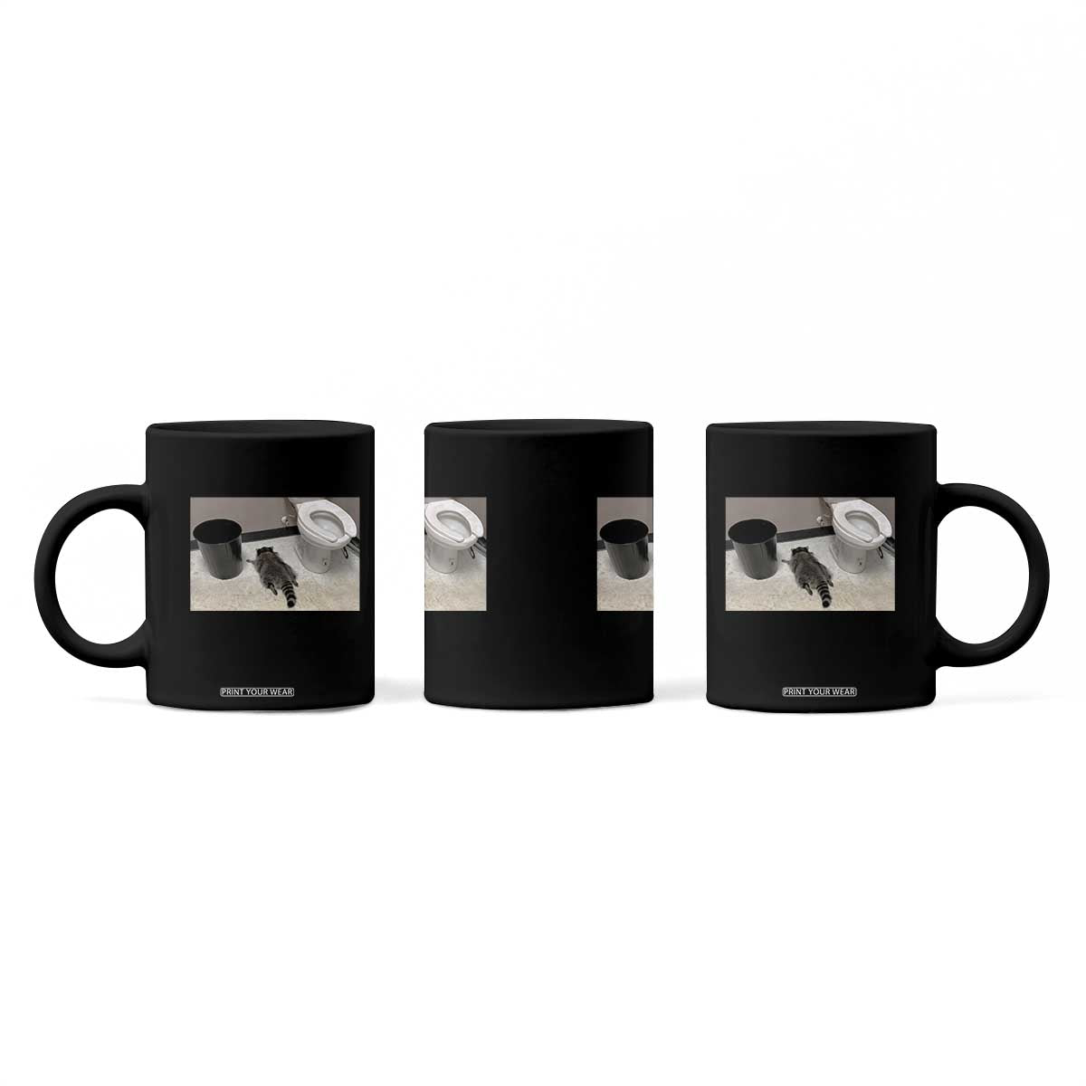 Funny Drunk Raccoon Coffee Mug Vintage Liquor Store Trash Panda Memes TS10 Print Your Wear