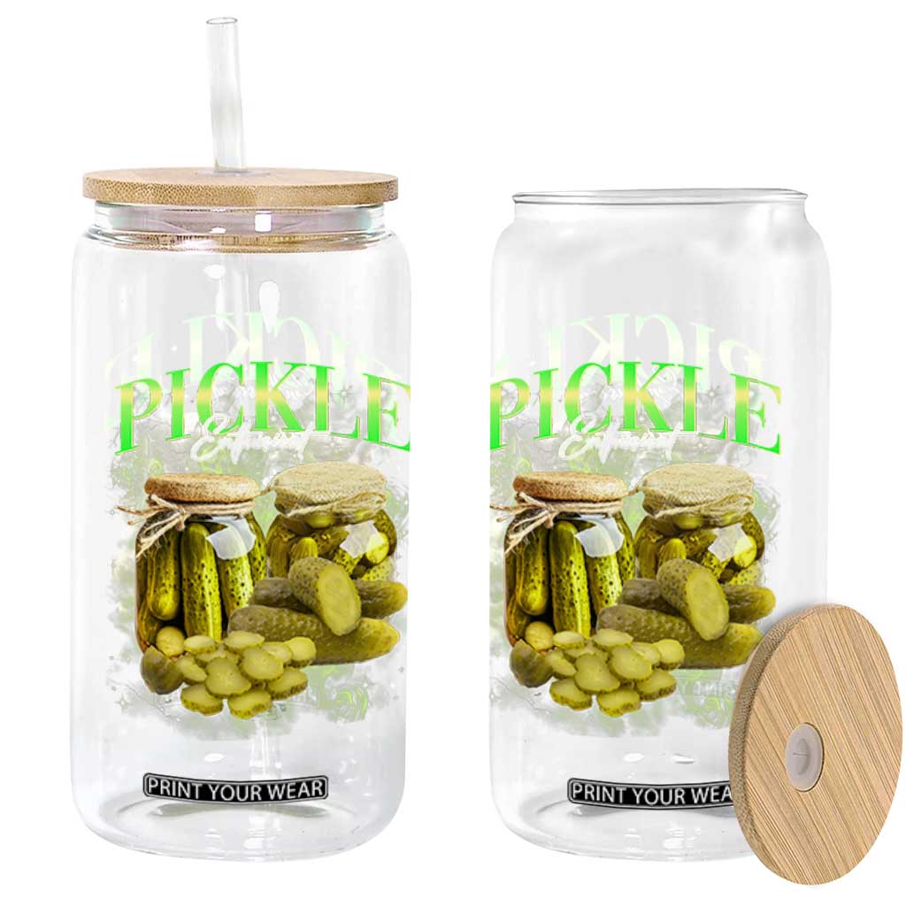 Pickle Lovers Glass Can Retro Pickle Enthusiast Vintage 90s Graphic TS10 Print Your Wear