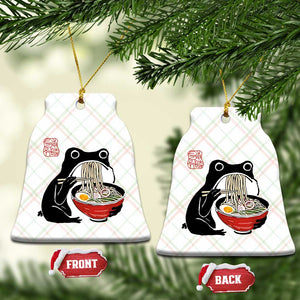Funny Grumpy Frog Ramen Ceramic Ornament Sumi-e Kawaii Ink Painting Japanese TS10 Print Your Wear